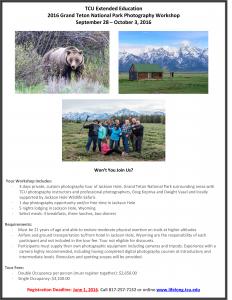 2016 Grand Teton National Park Photography Workshop